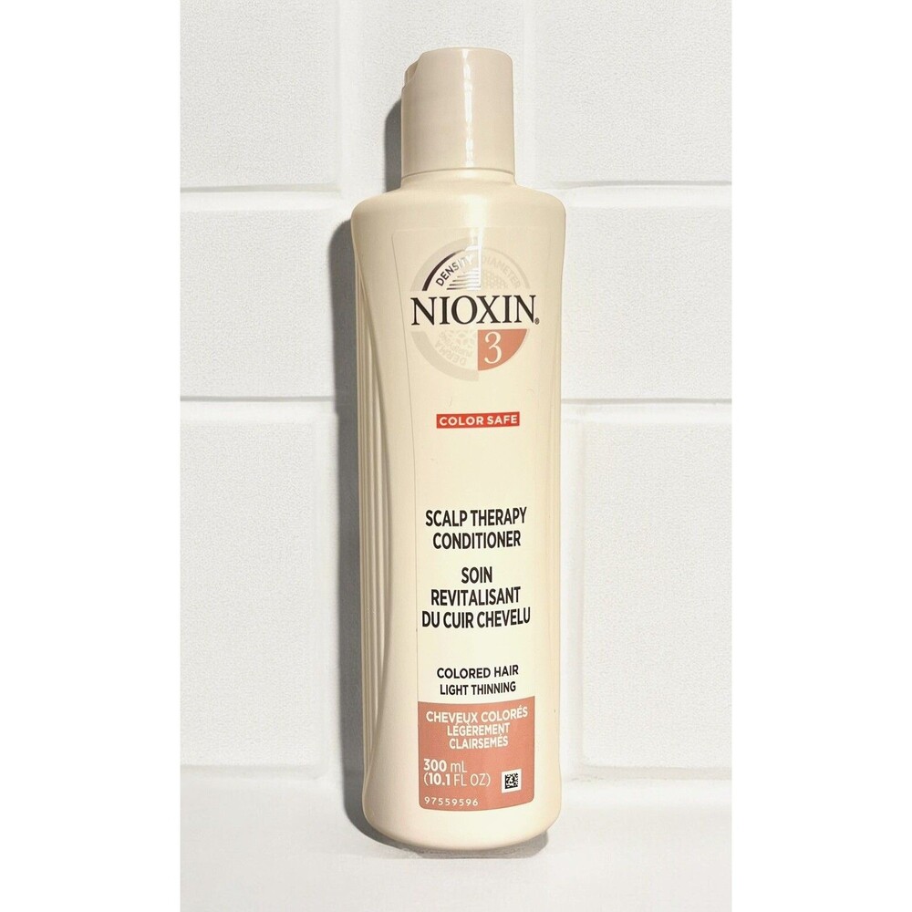 Nioxin System 3 Scalp Therapy Conditioner Thin Hair Color‎ Safe 10.1 oz